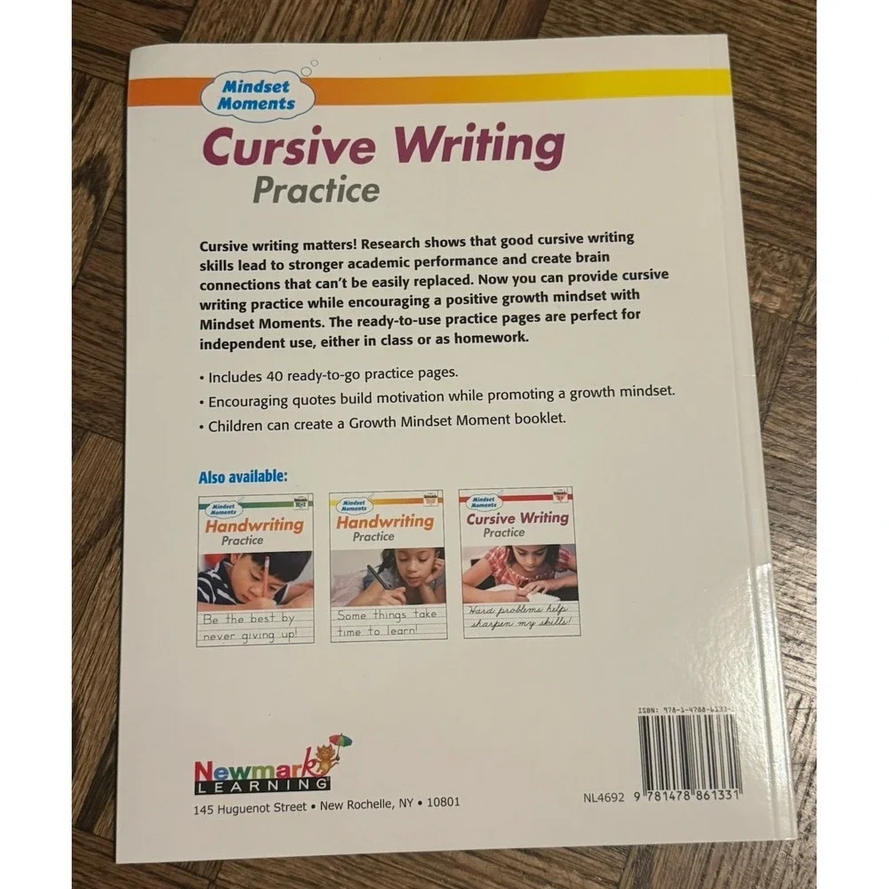 Mindset Moments: Cursive Writing Practice for grades 2–3‎